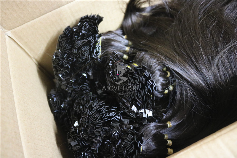 wholesale flat tip hair mink hair vendors in china